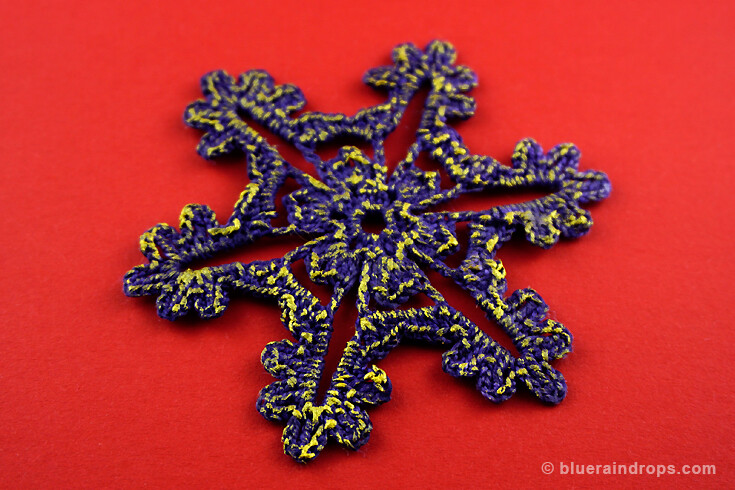 free crochet pattern snowflake