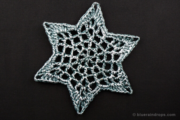 Crochet snowflake free tutorial