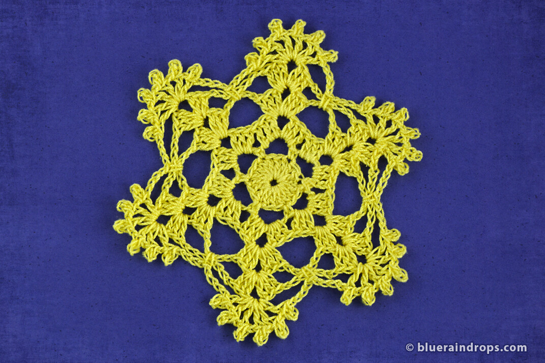 easy delicate crochet snowflake