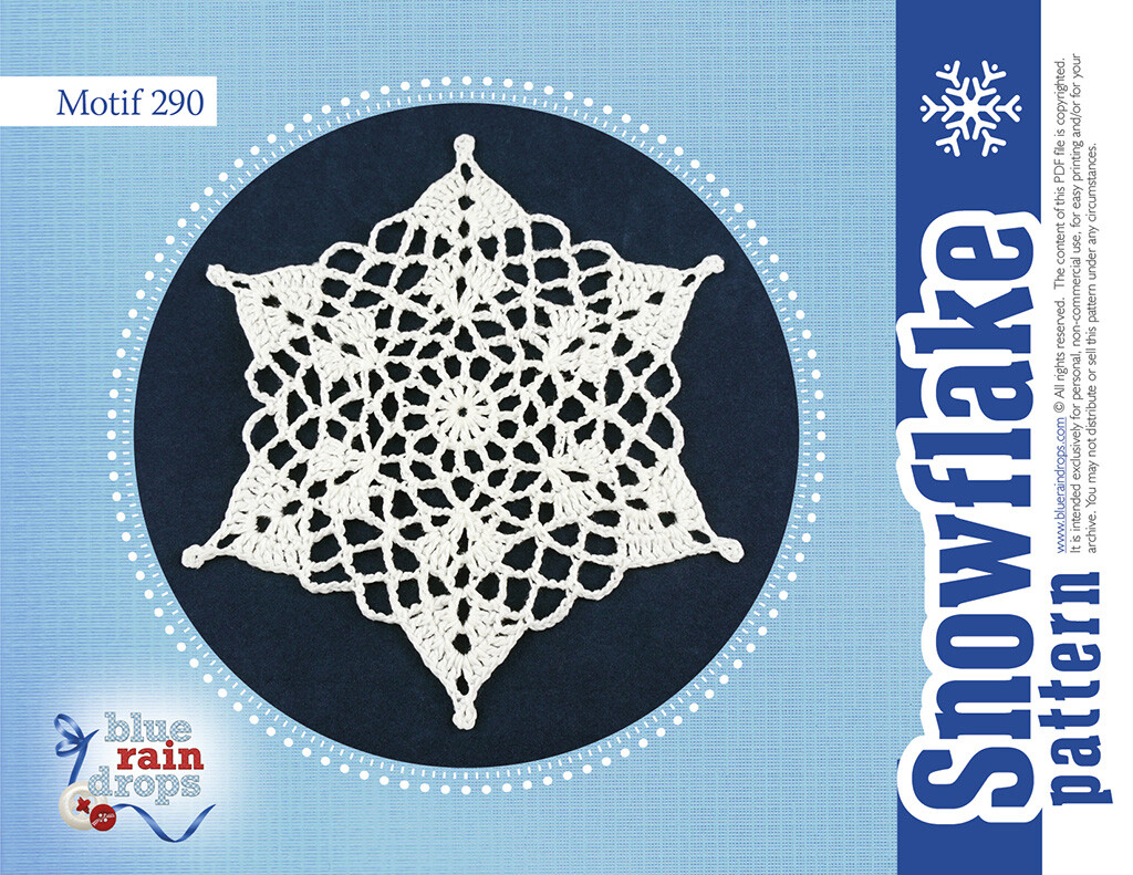Crochet Big Snowflake Pattern