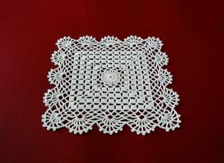 Crochet Square Lace Doily