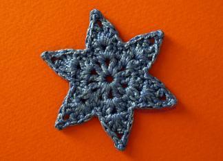 Simple Crochet Snowflake Pattern