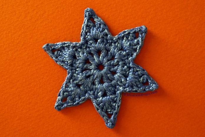 Simple Crochet Snowflake Pattern