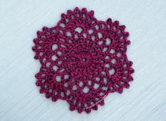 Gorgeous crochet round motif