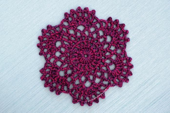 Gorgeous crochet round motif