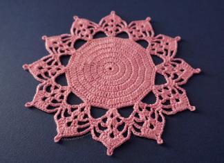 Girly Crochet Doily Pattern