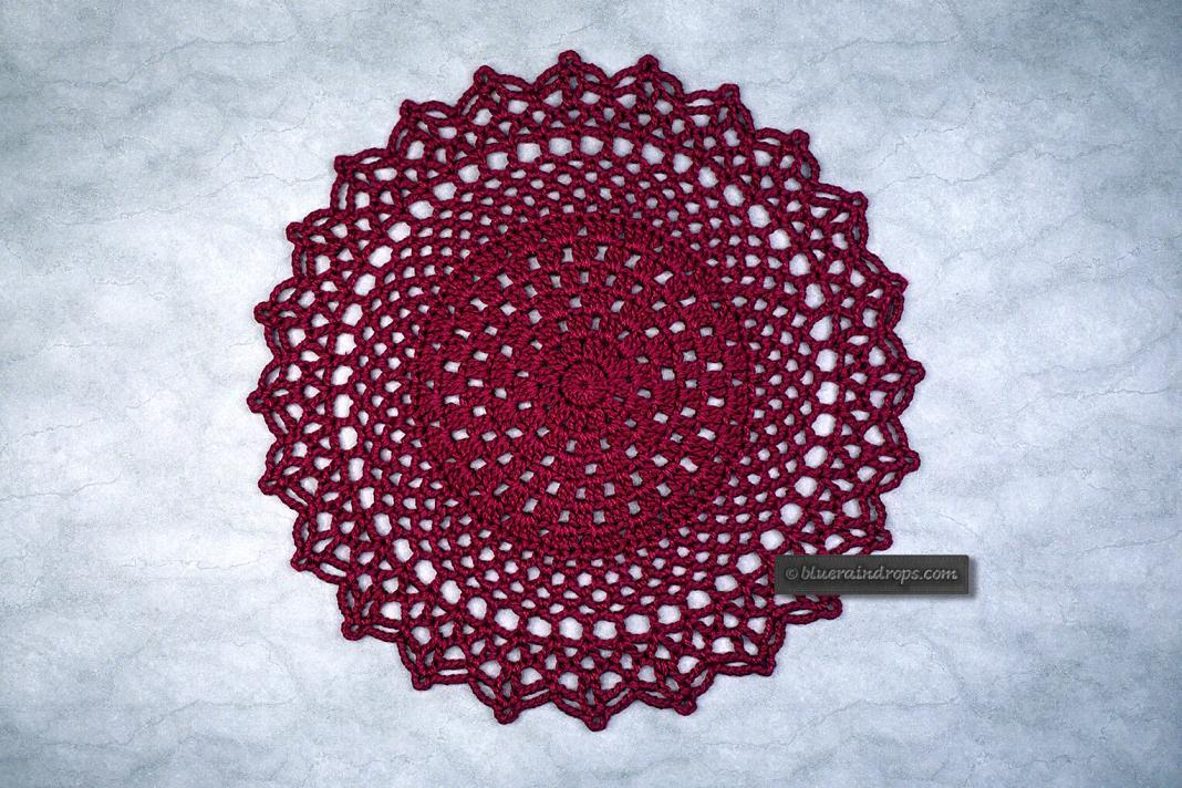 Dreamy Doily Crochet Pattern: Free, Fun and Easy! - Blueraindrops Arts ...