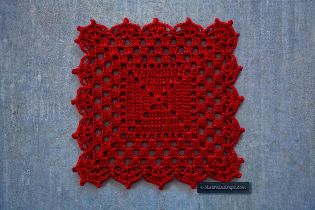 Cutie Granny Square Doily