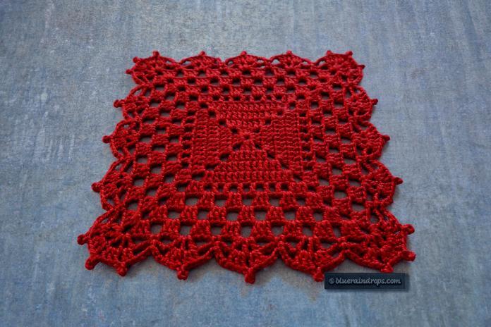 Cutie Granny Square Doily