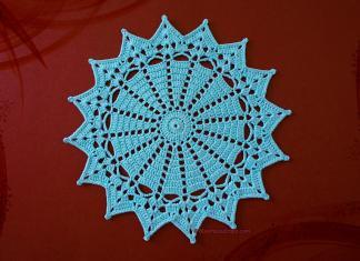 Sunny Wheel Doily