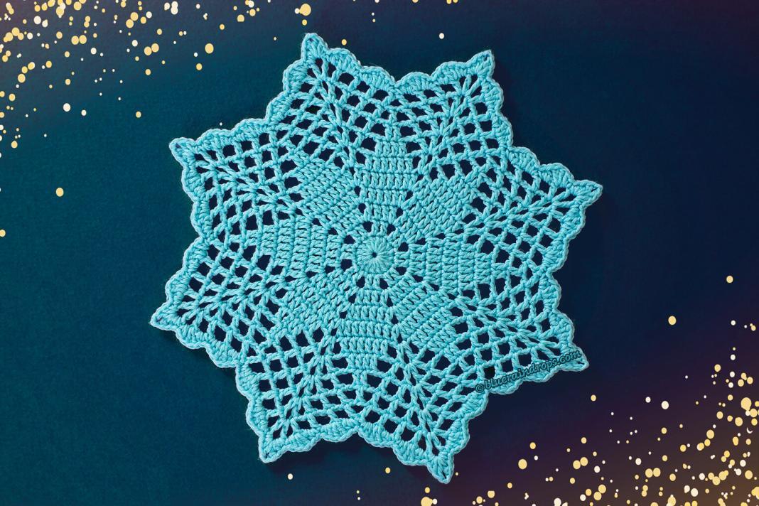 Sparkling Starlight Doily - Blueraindrops Arts and Crafts