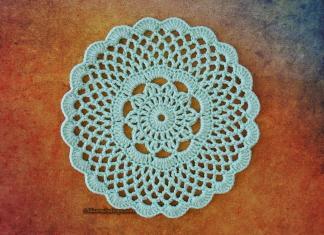 Tiny Blossom Lace Doily