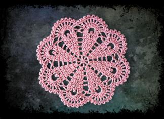 Tiny Whimsical Petal Doily