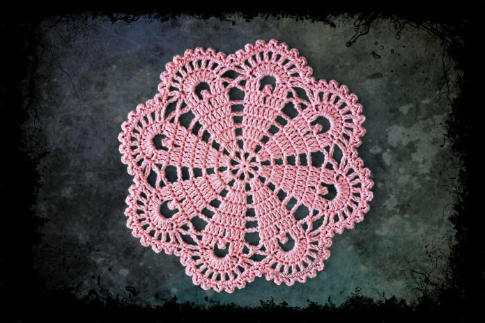 Tiny Whimsical Petal Doily