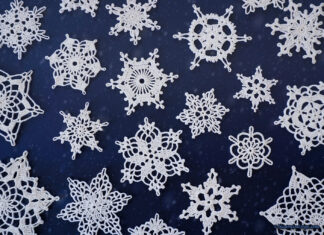Blocking Crochet Snowflakes Made Easy